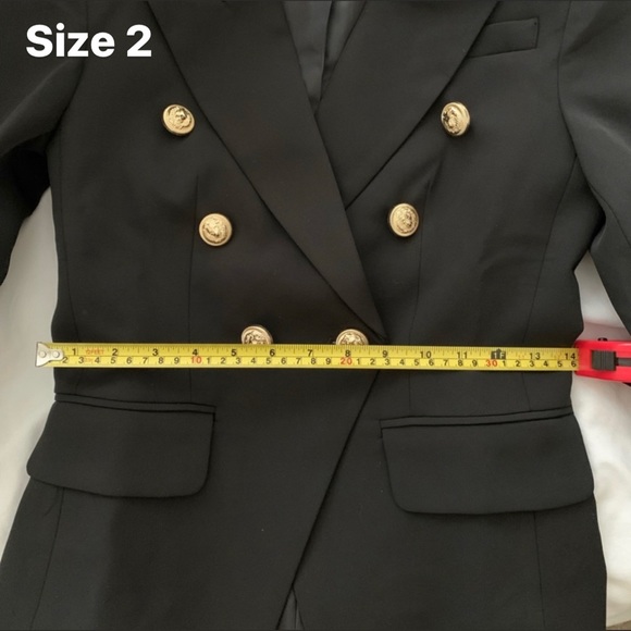 Black Slim Fit Blazer - Picture 5 of 11